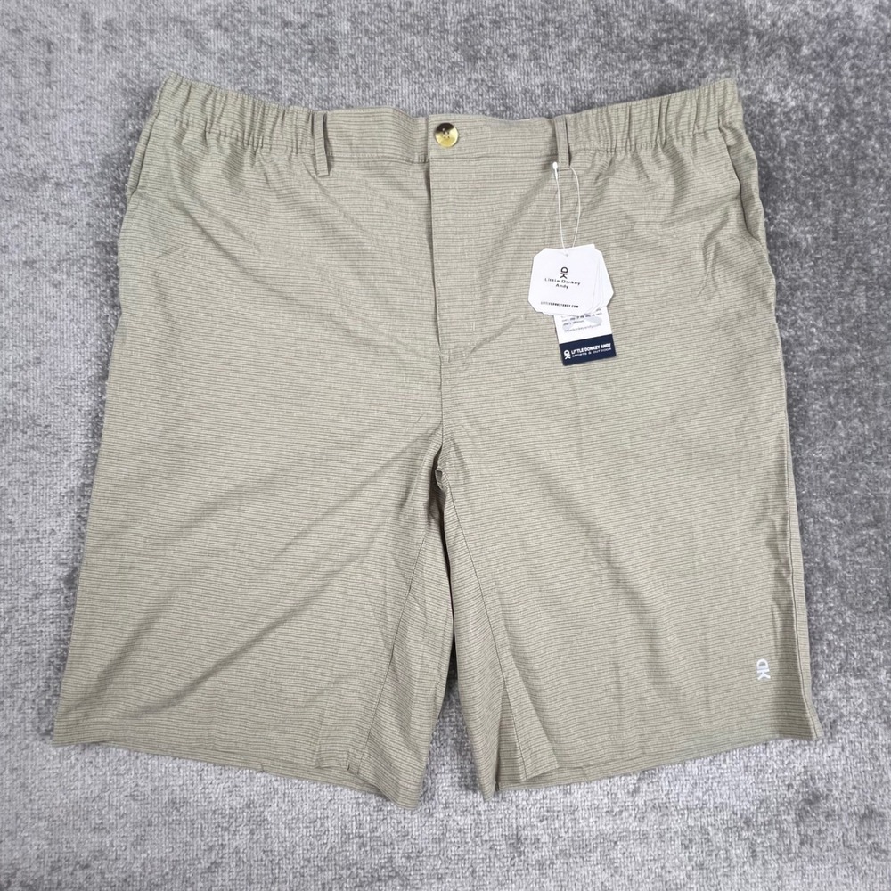 Little Donkey Andy Mens Khaki Water Repellent Quick Dry Hiking Shorts Size 38